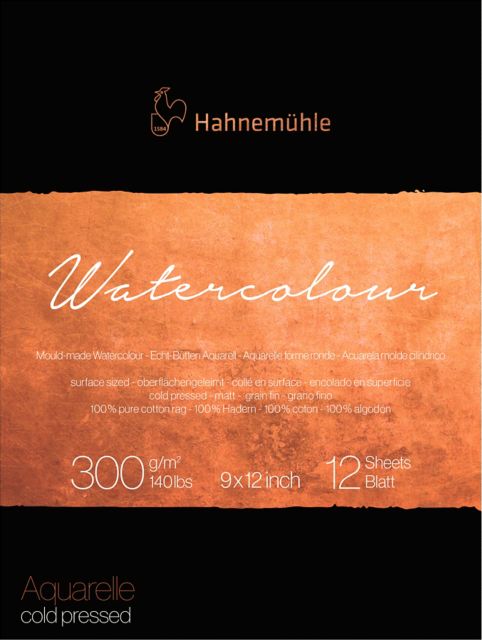 THE COLLECTION WATERCOLOR PAPER PAD 9X12 12 SHEETS'