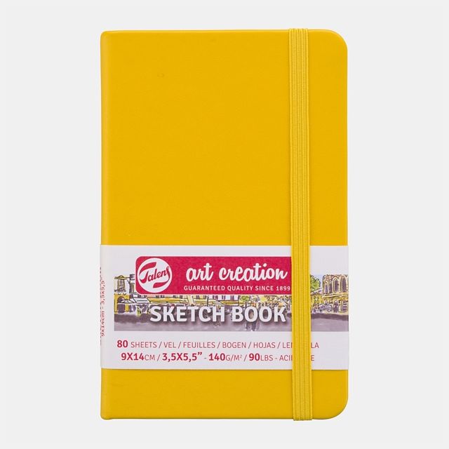 TALENS ART CREATION SKETCHBOOKS 3.5X5.5 YELLOW COVER