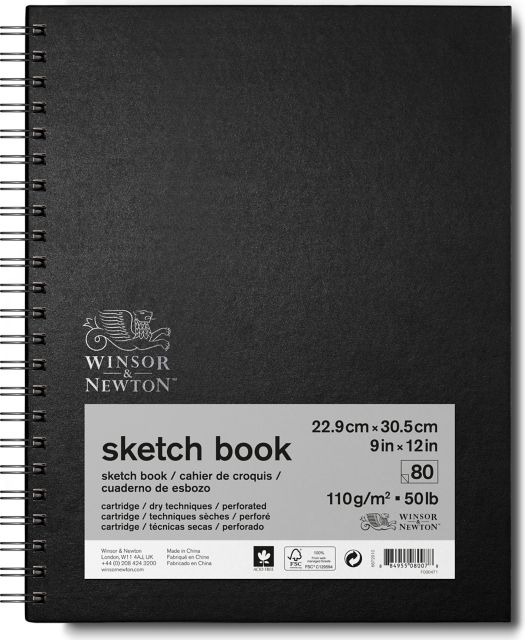 SKETCHBOOK 110G 9X12 80 SHEETS
