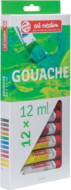 ART CREATION GOUACHE 12 COLORS 12ML SET