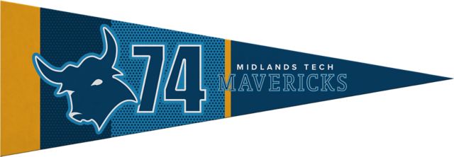 Midlands Technical College Mavericks 5" x 15" Pennant