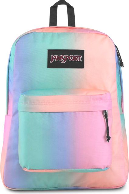 JanSport Superbreak Plus Backpack Pastel Ombre Boston College