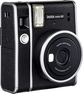 FujiFilm Instax Mini 40 Retro Instant Film Camera- Black ONLINE ONLY: University Georgia