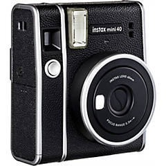 FujiFilm Instax Mini 40 Retro Instant Film Camera- Black - ONLINE ONLY