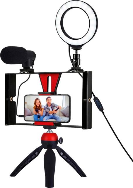 Emerge Helix Content Creator Portable Studio Kit, Black - ONLINE ONLY
