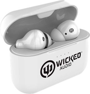 Wicked Audio RANGR True Wireless Earbuds White ONLINE ONLY