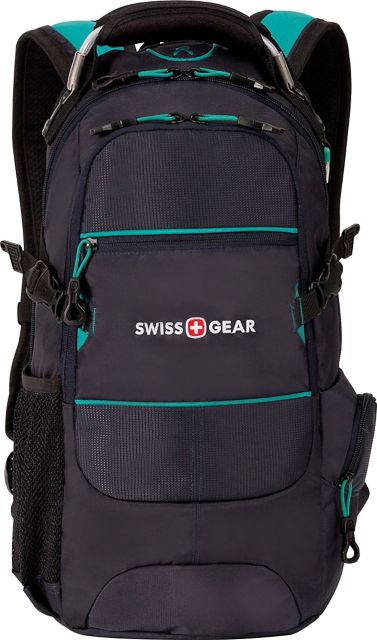SwissGear City Pack Backpack 17in, Black/Red - ONLINE ONLY