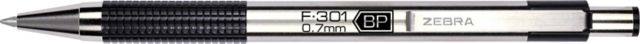 F-301 Retract Able Pen .7MM Black