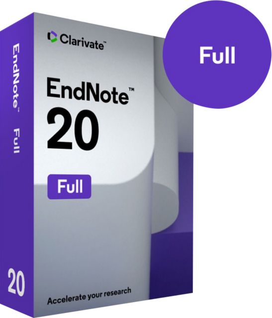 Clarivate Analytics EndNote 20 Commercial Mac/Win ESD English