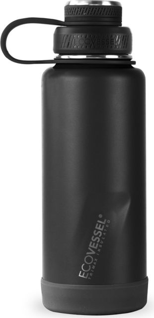 EcoVessel The Summit 24oz Stainless Steel Water Bottle Black Shadow