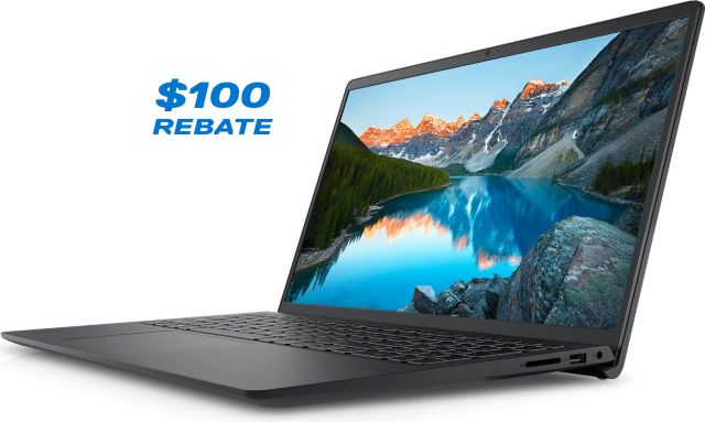 Dell Inspiron 15 3511 Laptop Non-Touch i3-1115G4/4/128GB, Black - ONLINE ONLY