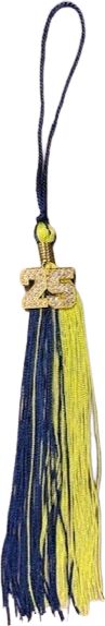 Rhinestone '26 Grad Tassel