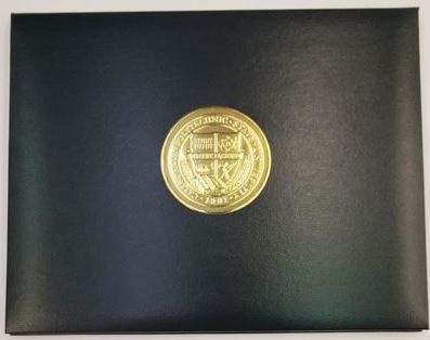 Diploma Cover holds 8.5 x 11 Diploma