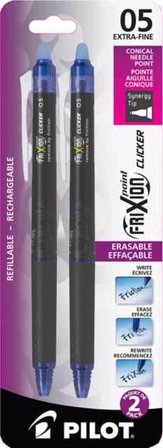 Package of 8, 0.5mm Multicolored Gel Ink Pens with Fine Needle Tip