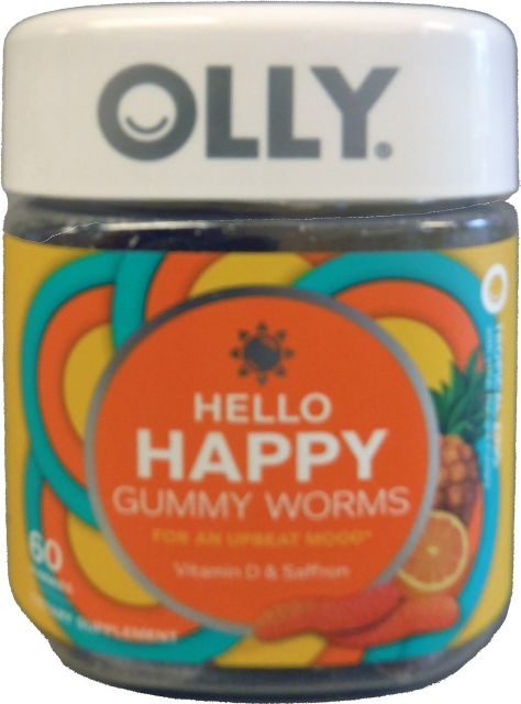 Olly - Hello Happy Gummy Worms - 60 count