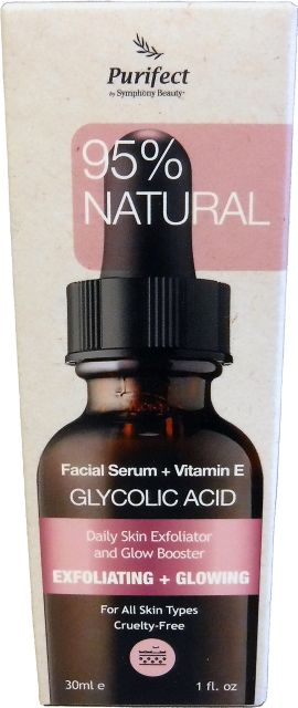 Purifect - Facial Serum & Vitamin E - Glycolic Acid - 30 ml