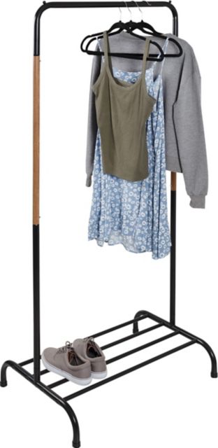 Single bar clothing rack hot sale