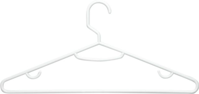 Honey-Can-Do Black Plastic Recycled Hangers