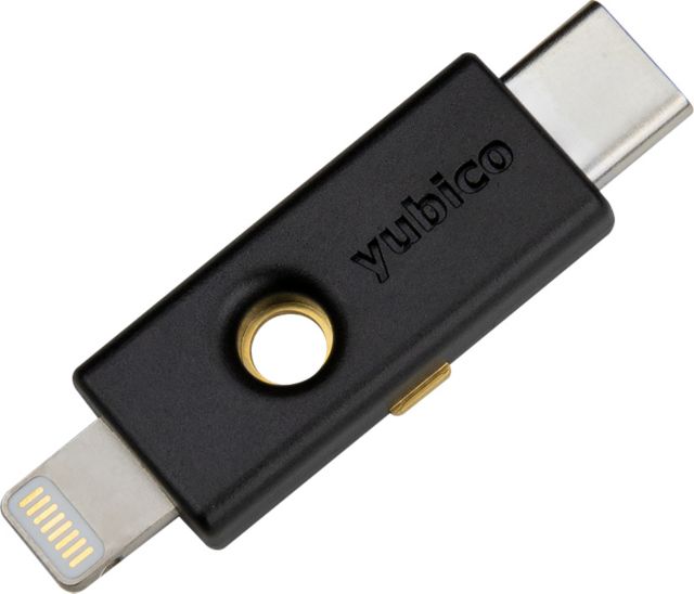 Yubico YubiKey 5Ci 1.59x0.47x0.2in BP, Black - ONLINE ONLY