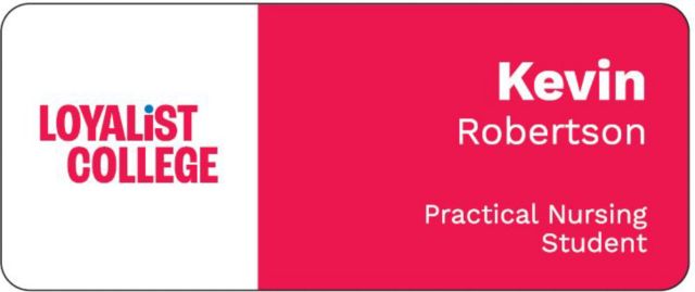 NAMETAG-Practical Nursing Student