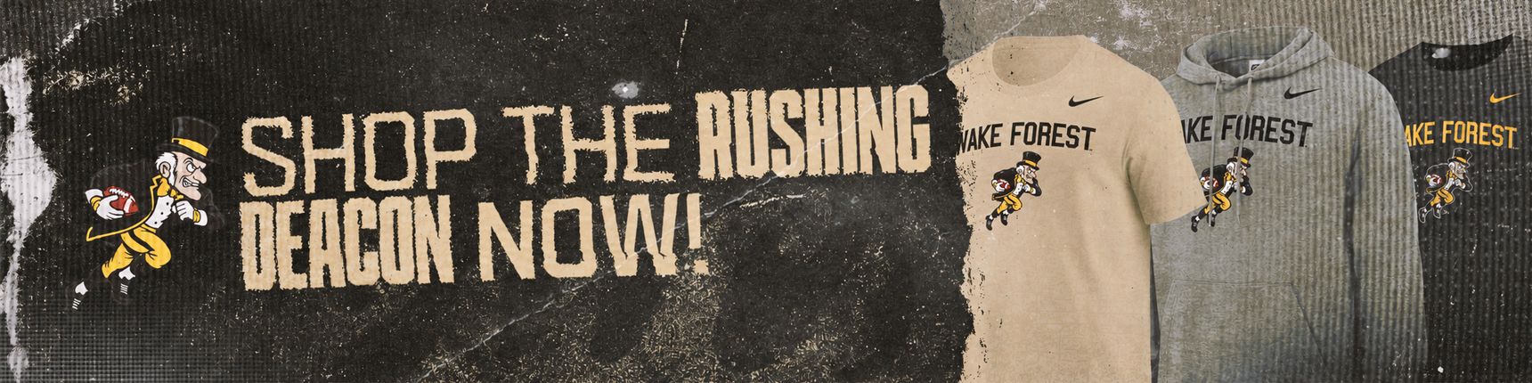 Shop the Rushing Deacon Now! Wakeforest.com