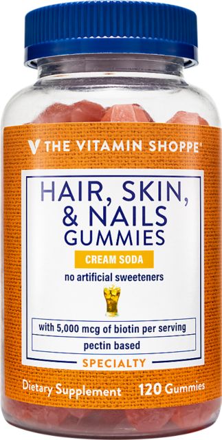 the Vitamin Shoppe  HAIR SKIN AND NAILS GUMMIES 120 EA