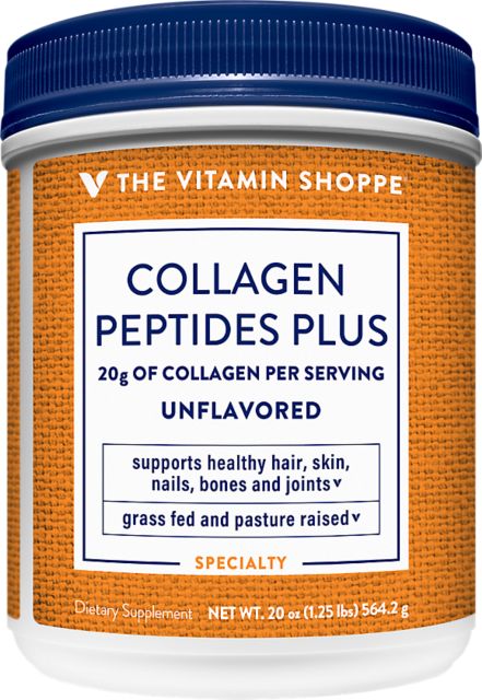 the Vitamin Shoppe  VS COLLAGEN PEPTIDES PLUS 20 OZ