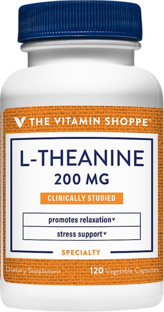 the Vitamin Shoppe  L-THEANINE 200 MG 120 EA