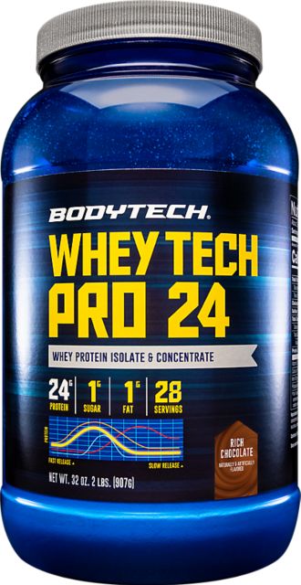 BodyTech  WHEY TECH PRO 24 CHOCOLATE 2 LB