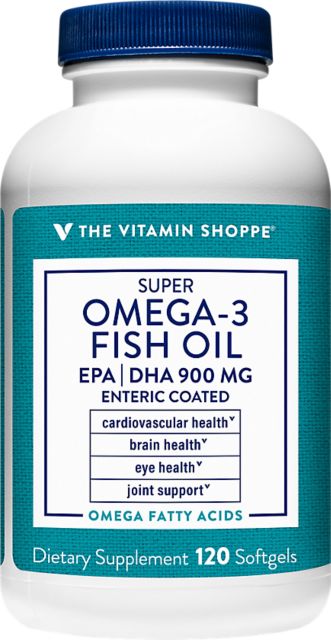 the Vitamin Shoppe  OMEGA 3 FISH OIL 120 EA