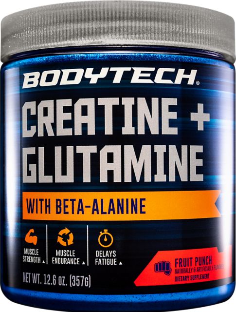 BodyTech  CREATINE & GLUTAMINE FRUIT PUN 12.6 OZ