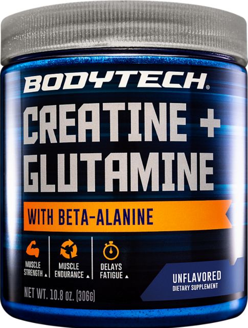 BodyTech  CREATINE & GLUTAMINE W/ BETA A 10.8 OZ