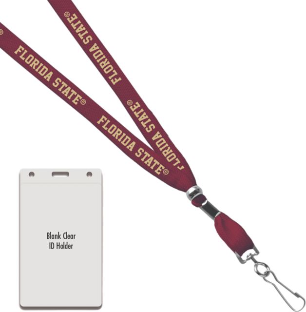 Florida State University Card Dispenser lanyard