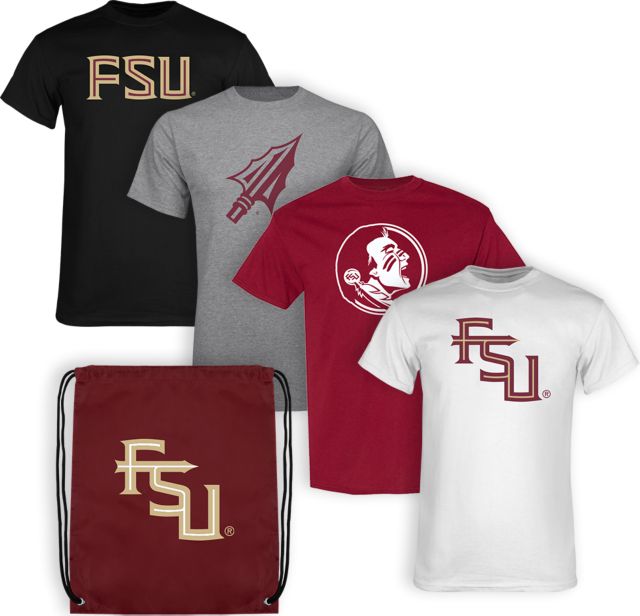 Florida State University Short Sleeve T-Shirt Fan Pack Bundle