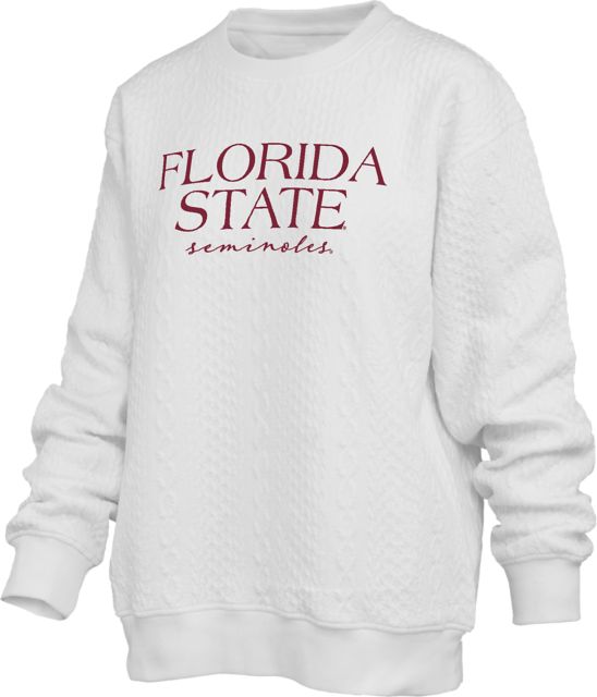 Florida State University Seminoles Women's Oversized Crewneck Sweatshirt