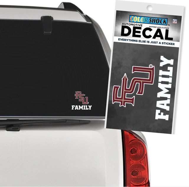 Florida State University Family Decal