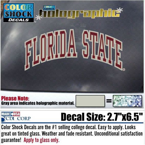 Florida State University Decal Hologram Stand