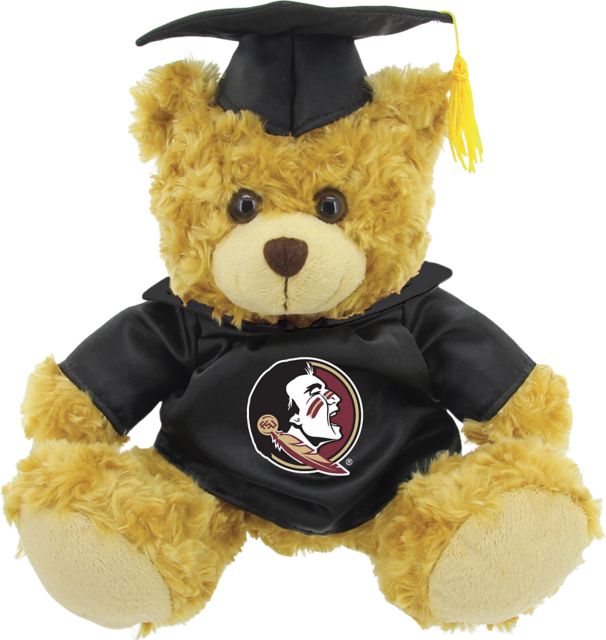 Florida State University 12'' Graduation Plush Bear - ONLINE ONLY