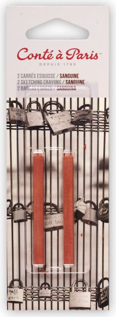 CRAYON SKETCH 2PACK SANGUINE CARD