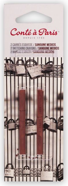 CRAYON SKETCH 2 PACK BISTRE CARDED
