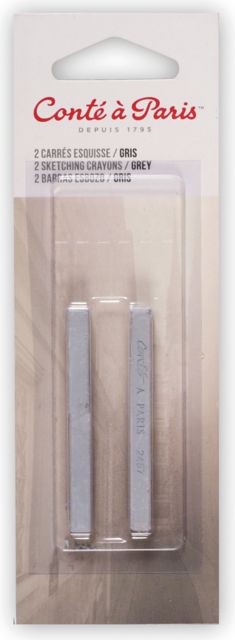 CRAYON SKETCH 2 PACK GREY CARDED