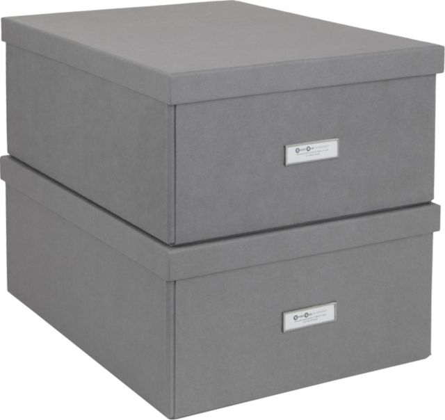 Lovisa File Box Grey | Bigso Box of Sweden