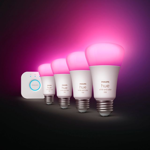 Philips Hue White and Color Ambiance A19 Bluetooth 75W Smart LED