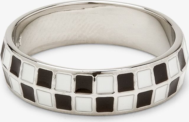 Checkerboard Ring - Size 9: New York University