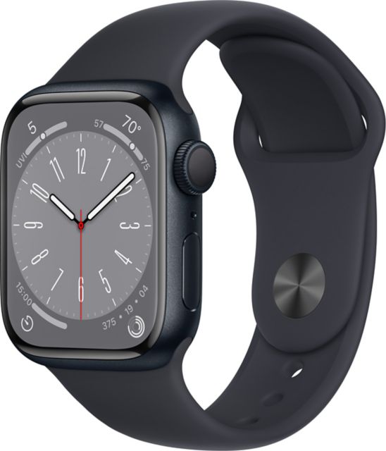 Apple Watch Series 8 GPS 45mm Midnight Aluminum Case with Midnight Sport Band M L ONLINE ONLY Tuskegee University