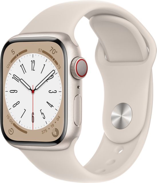 Apple Watch Series 8 GPS + Cellular 45mm Starlight Aluminum Case 
