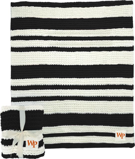 William Paterson University Cable Knit Throw 50x60
