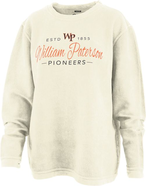 William Paterson University Pioneers Women's Corduroy Crewneck Sweatshirt