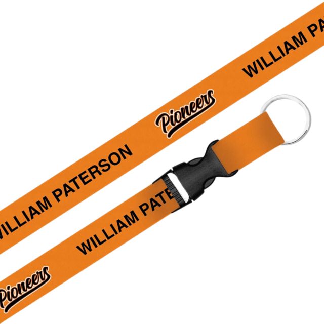 William Paterson University Pioneers Lanyard with Buckle