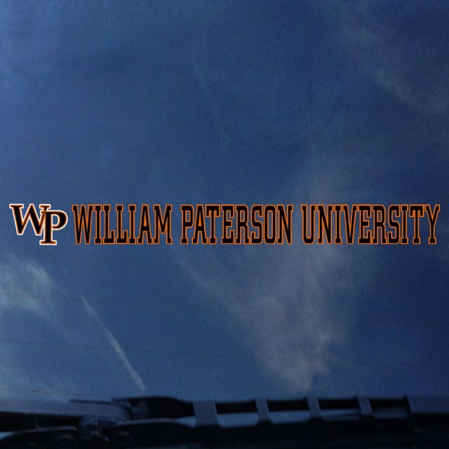 William Paterson University Pioneers Strip Decal